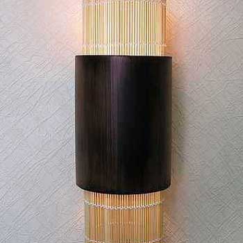 Светильник настенный из бамбука 104120