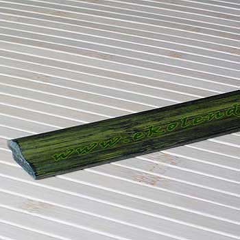 Кромочная планка из бамбука зеленая фото
