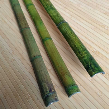 Половинка бамбука зелёная 3 - 4 см