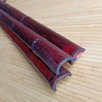Половинка бамбука махагон 5 - 6 см